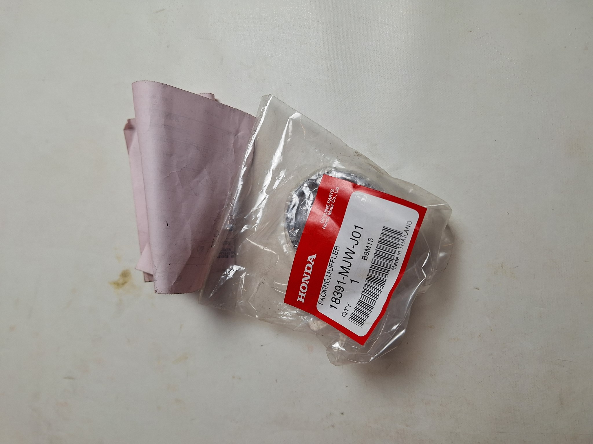 Picture of DICHTUNG SCHALLDAEMPFER  18391-MJW-J01  CBR500